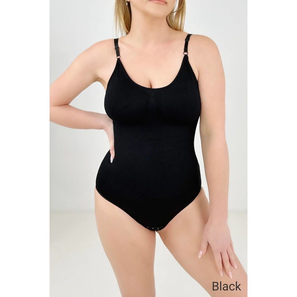 Smoothing Shapewear Bodysuit in Black Size 3X - Picture 9 of 9